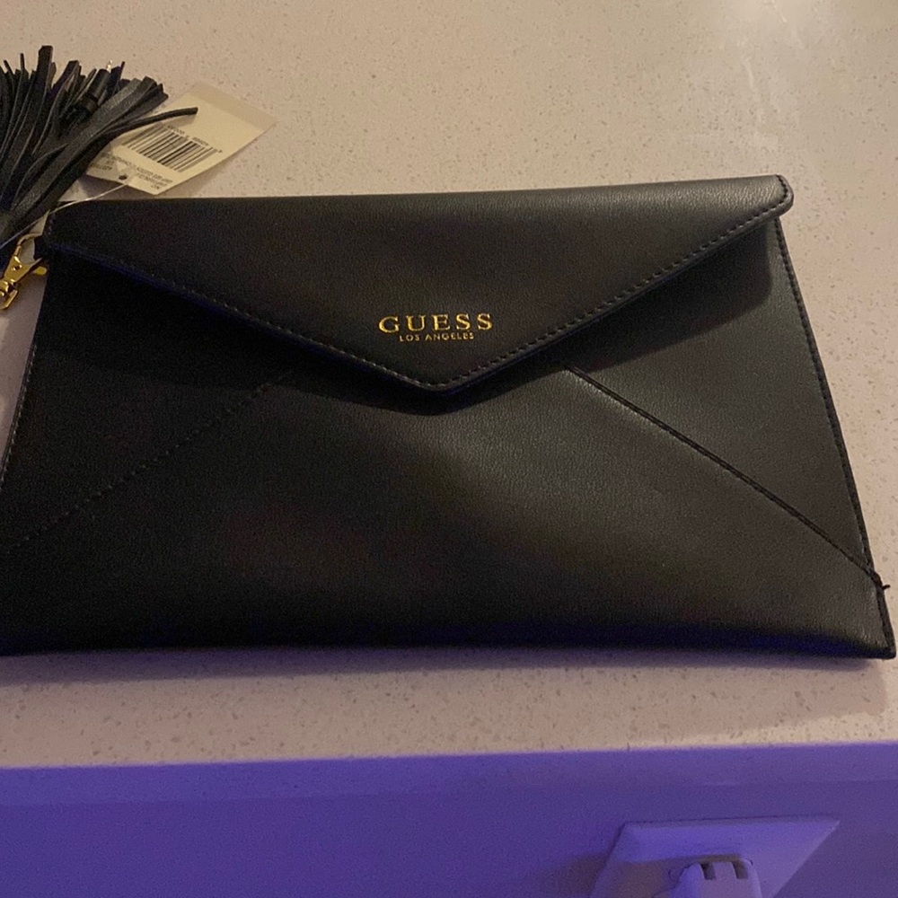 Guess Black Clutch
